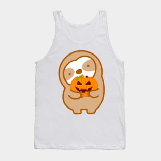 Cute Halloween Trick or Treat Sloth Tank Top